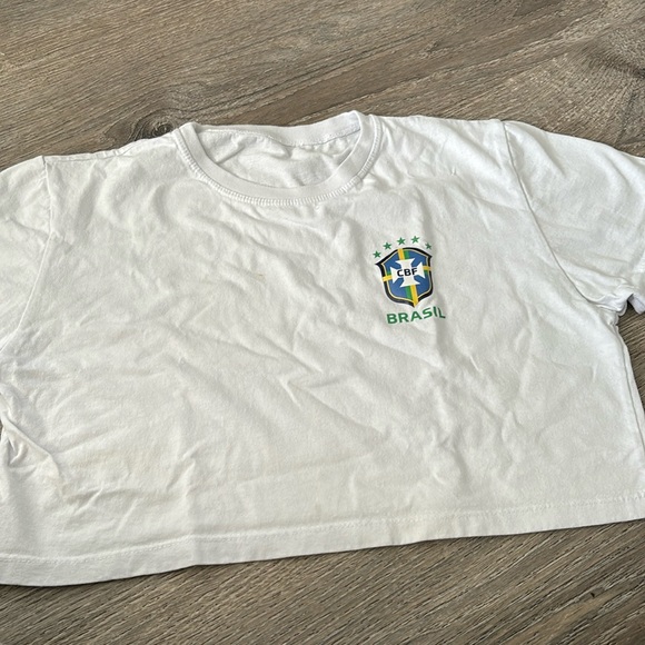 Barely used Brazil team crop top XS - Picture 1 of 2